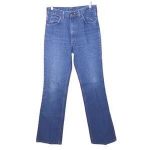 Vintage Sheplers Light Wash Straight Leg 100% Cotton Made in USA Size 30x34